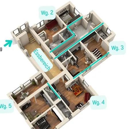 Gruppenurlaub Mit Viel Platz Und Doch Mit Privatsphaere 公寓 奥斯特西巴德钦诺维茨